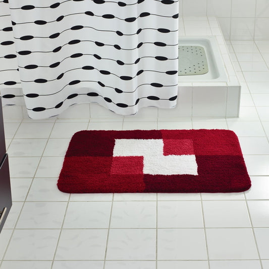 RIDDER Tappetino per Bagno Coins 60x90 cm Rosso 7103306 - homemem39