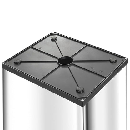 Hailo Pattumiera Big-Box Swing Taglia L 35 L Acciaio Inox 0840-111 - homemem39