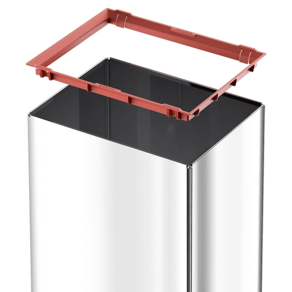 Hailo Pattumiera Big-Box Swing Taglia L 35 L Acciaio Inox 0840-111 - homemem39