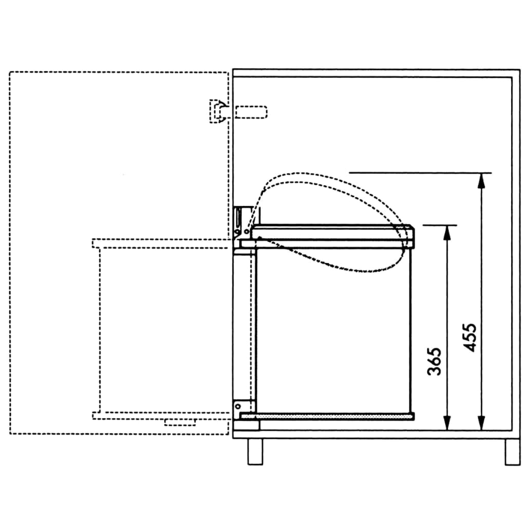 Hailo Pattumiera da Dispensa Compact-Box Taglia M 15 L Bianca 3555-001 - homemem39