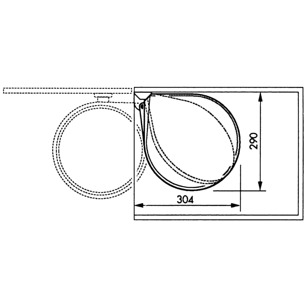 Hailo Pattumiera da Dispensa Compact-Box Taglia M 15 L Bianca 3555-001 - homemem39