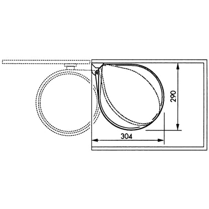 Hailo Pattumiera da Dispensa Compact-Box Taglia M 15 L Bianca 3555-001 - homemem39