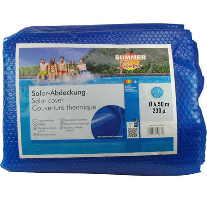 Summer Fun Copertura Solare per Piscina Rotonda 450 cm in PE Blu - homemem39