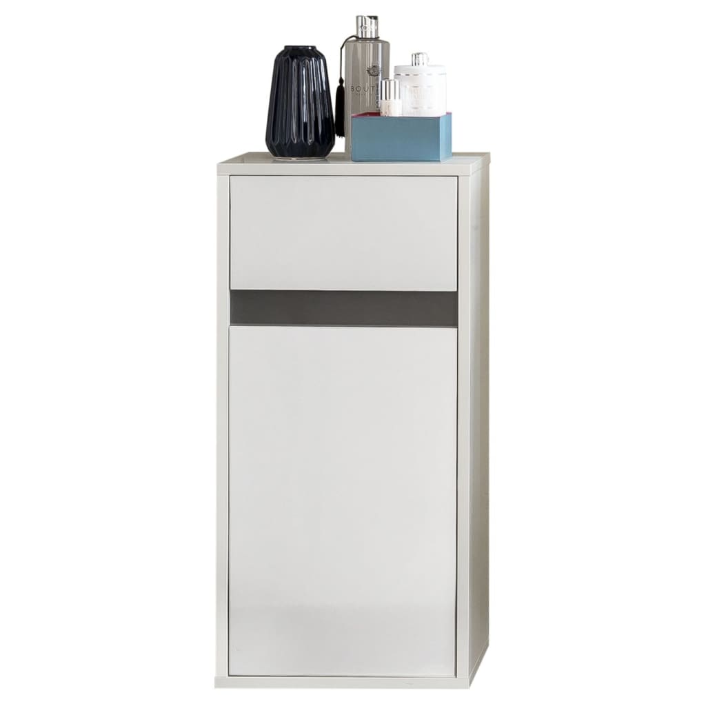 Trendteam Armadietto da Parete con Cassetto Sol Bianco - homemem39