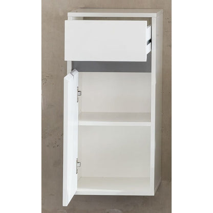 Trendteam Armadietto da Parete con Cassetto Sol Bianco - homemem39