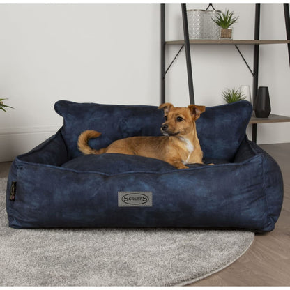 Scruffs & Tramps Lettino per Cani Kensington M 60x50 cm Blu Navy - homemem39