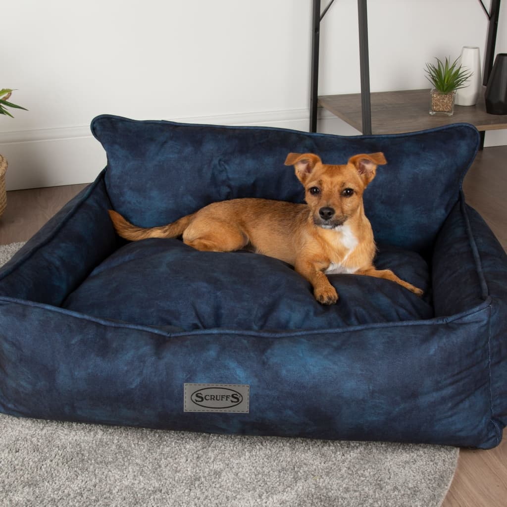 Scruffs & Tramps Lettino per Cani Kensington M 60x50 cm Blu Navy - homemem39