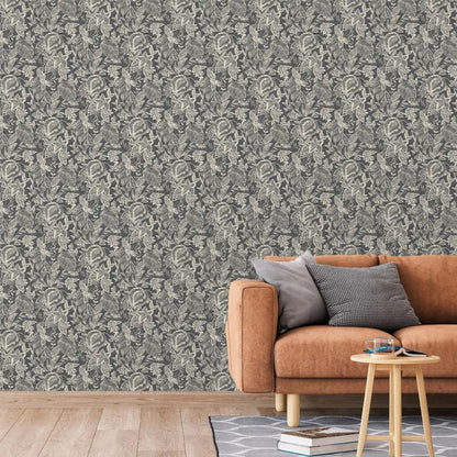 DUTCH WALLCOVERINGS Carta da Parati Mae Bianco e Beige - homemem39