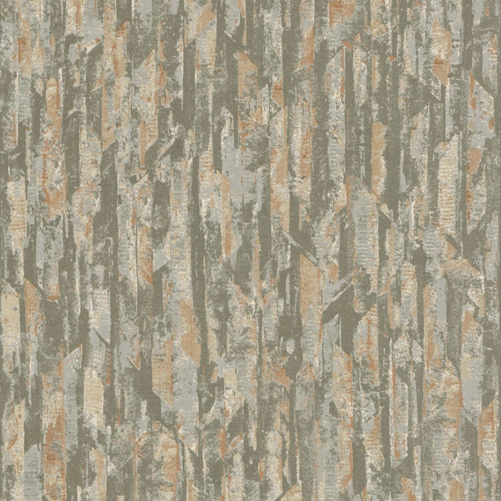 DUTCH WALLCOVERINGS Carta da Parati Phoenix Verde e Beige - homemem39