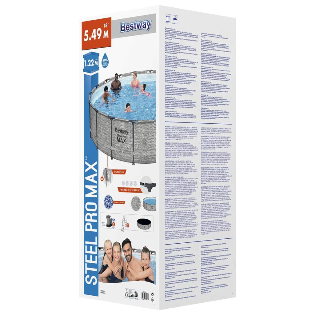 Bestway Piscina Power Steel 549x122 cm - homemem39