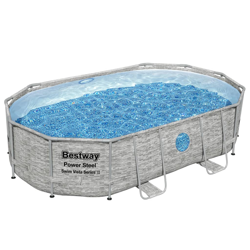 Bestway Set Piscina Power Steel 488x305x107 cm - homemem39