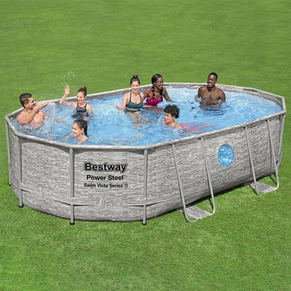 Bestway Set Piscina Power Steel 488x305x107 cm - homemem39