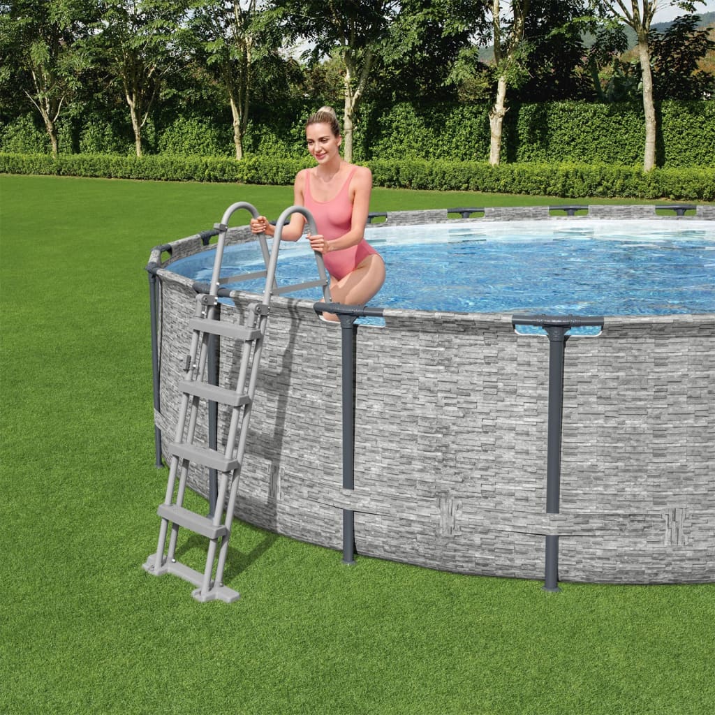 Bestway Piscina Power Steel Rotonda 488x122 cm - homemem39