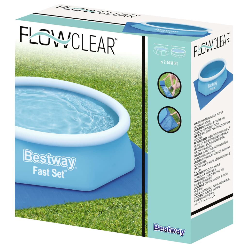 Bestway Telo di Protezione per Piscina Flowclear 274x 274 cm - homemem39