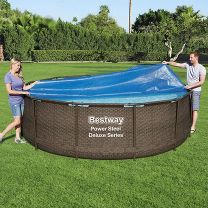 Bestway Copertura Solare per Piscina Flowclear 356 cm - homemem39