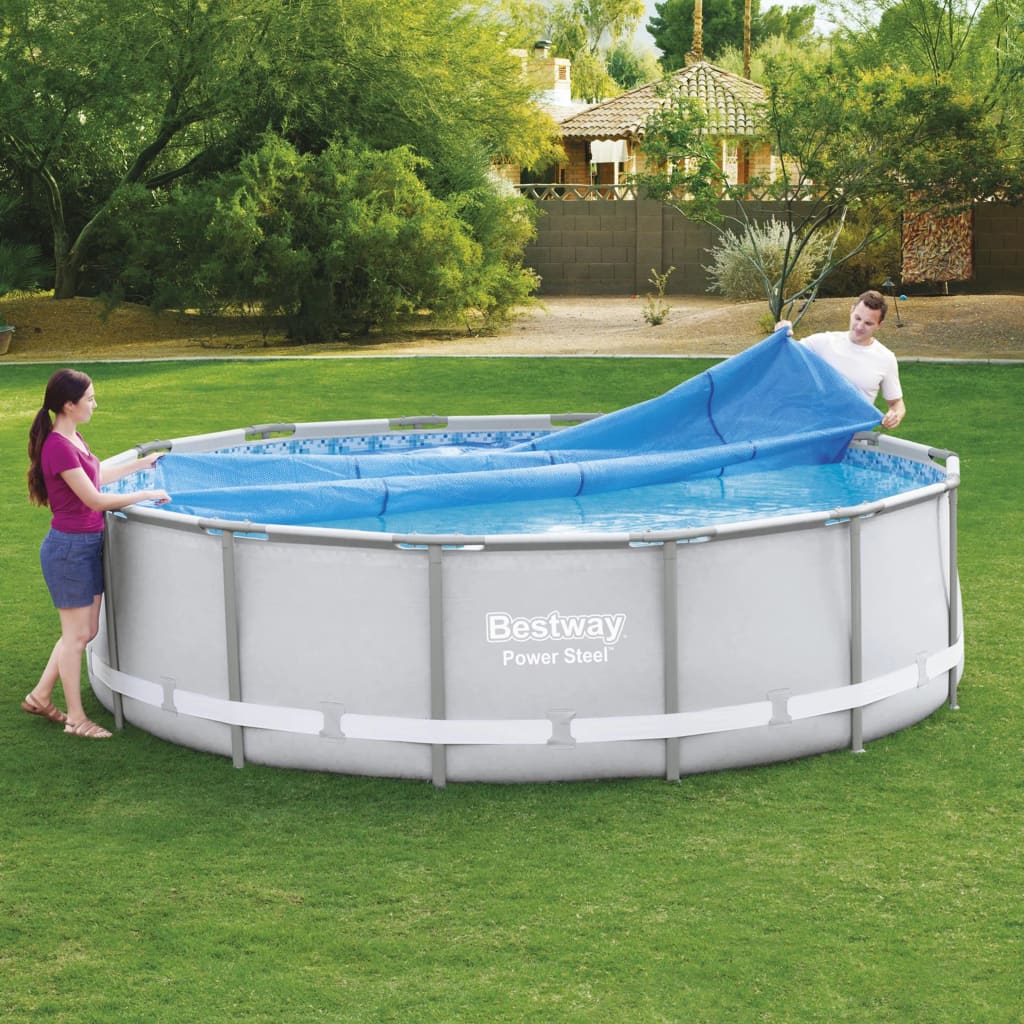 Bestway Copertura Solare per Piscina Flowclear 427 cm - homemem39