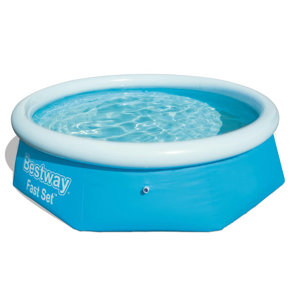 Bestway Set per Piscina Gonfiabile Fast Rotonda 244x66 cm 57265 - homemem39