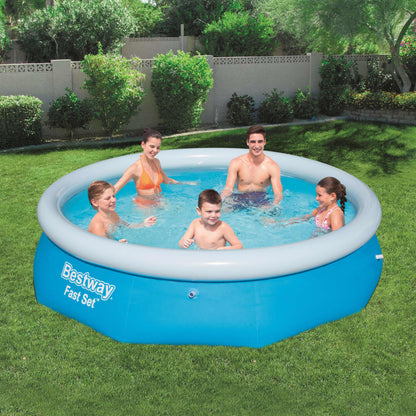 Bestway Set per Piscina Gonfiabile Fast Rotonda 305x76 cm 57266 - homemem39