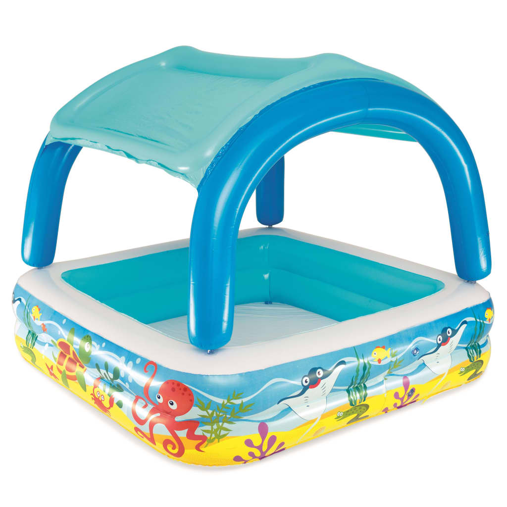 Bestway Piscina per Bambini con Tettoia 140x140x114 cm 52192 - homemem39