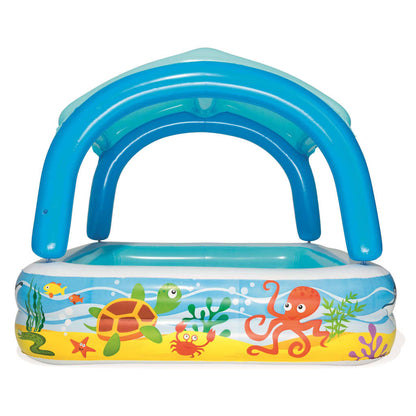 Bestway Piscina per Bambini con Tettoia 140x140x114 cm 52192 - homemem39