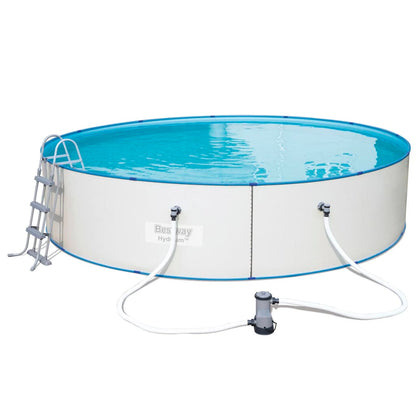 Bestway Piscina Hydrium Rotonda con Telaio in Acciaio 460x90 cm 56386 - homemem39