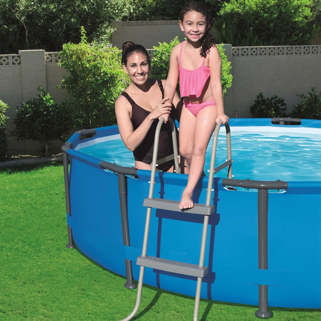 Bestway Scaletta per Piscina a 2 Gradini Flowclear 84 cm - homemem39