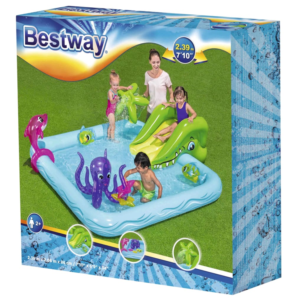 Bestway Centro Giochi Gonfiabile Aquario Fantastico 239x206x86 cm - homemem39