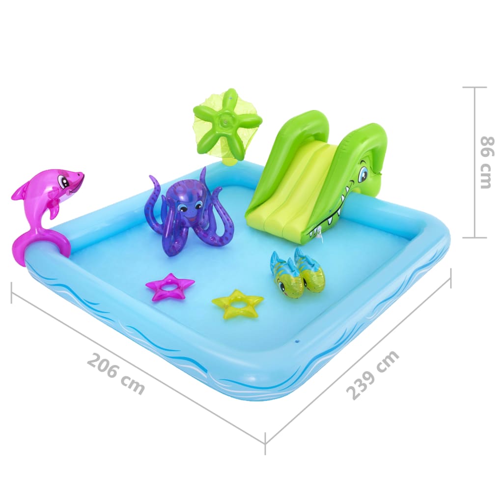 Bestway Centro Giochi Gonfiabile Aquario Fantastico 239x206x86 cm - homemem39