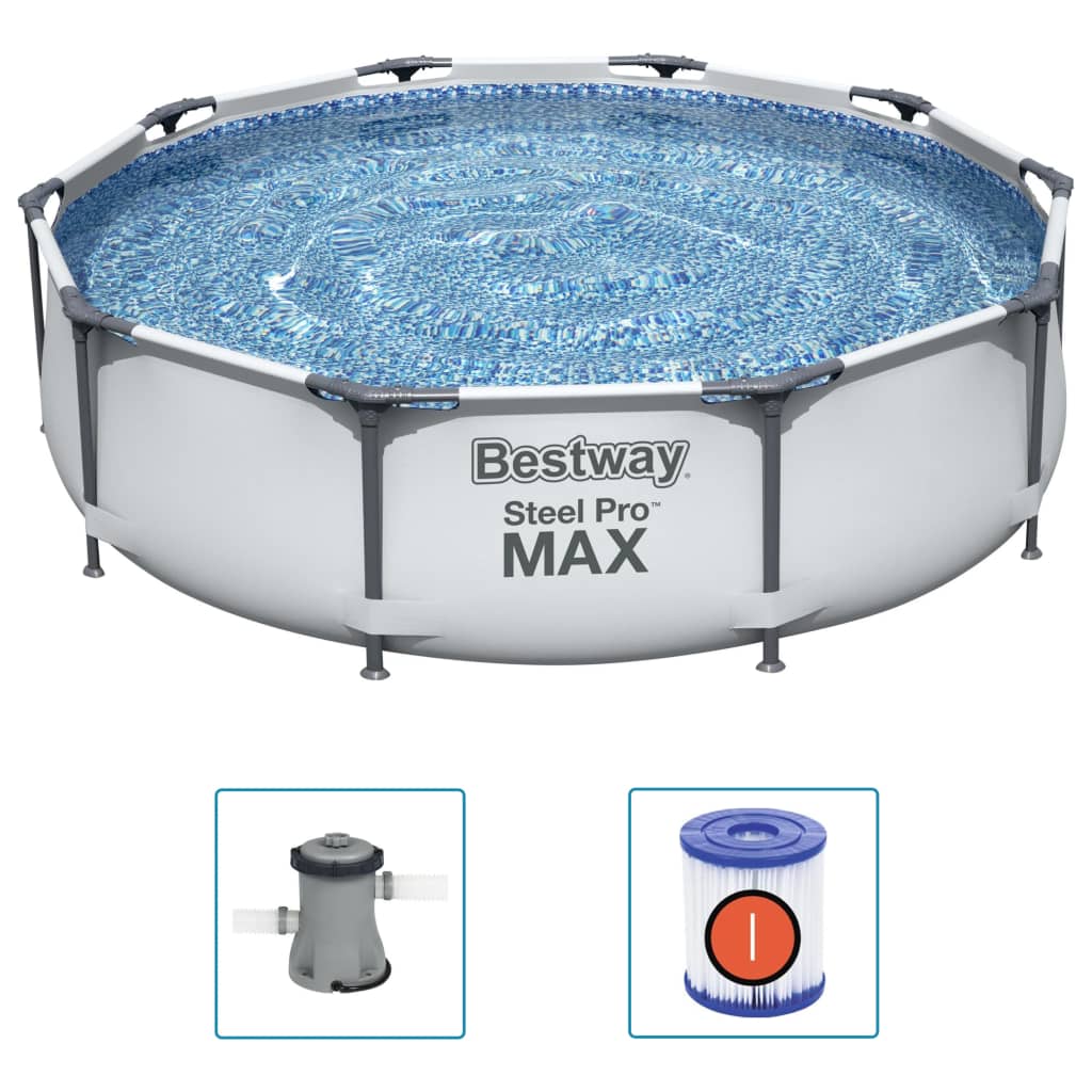 Bestway Set Piscina Steel Pro MAX 305x76 cm - homemem39