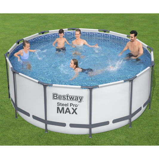 Bestway Set Piscina Steel Pro MAX Rotonda 366x122 cm - homemem39