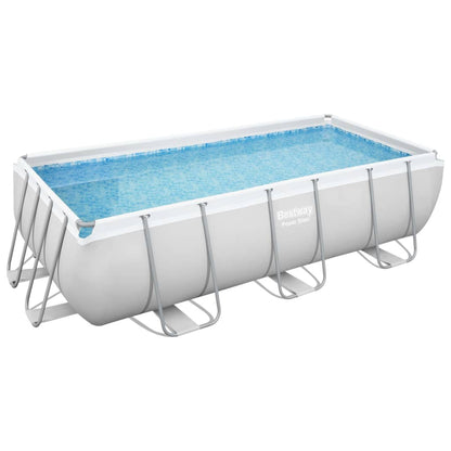 Bestway Power Steel Set Piscina Rettangolare 404x201x100 cm - homemem39