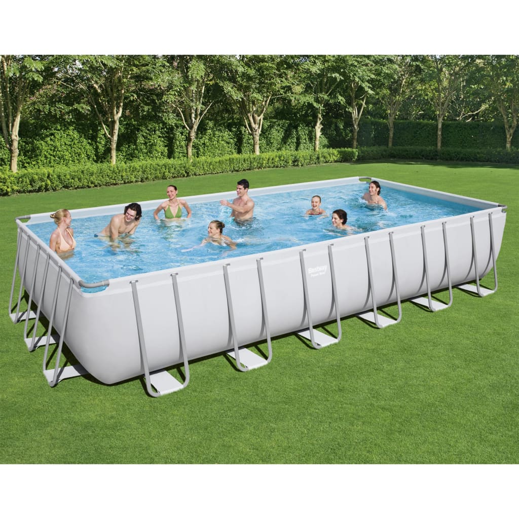 Bestway Power Steel Piscina Rettangolare 732x366x132 cm - homemem39