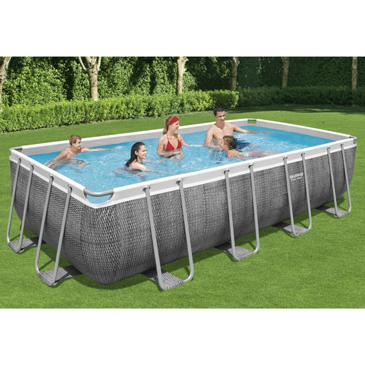 Bestway Power Steel Set Piscina Rettangolare 549x274x122 cm - homemem39