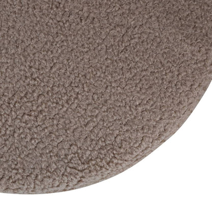 Venture Home Pouf Pot 40x40x40 cm Pelliccia Beige e Nero - homemem39