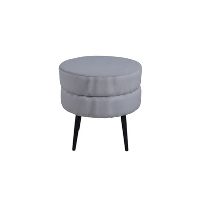 Venture Home Pouf Pot 40x40x40 cm a Coste Nero e Grigio - homemem39