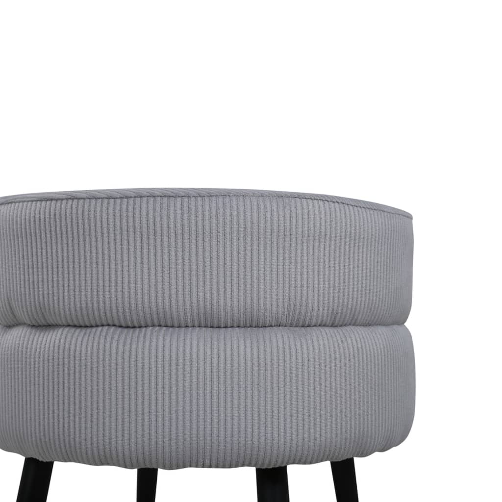 Venture Home Pouf Pot 40x40x40 cm a Coste Nero e Grigio - homemem39