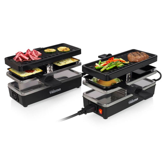 Tristar Griglia per Raclette 4 Persone RA-2742 800W 23,8x10,4cm Nera - homemem39