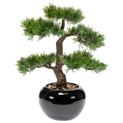 Emerald Bonsai Cedro Artificiale Verde 34 cm 420003 - homemem39