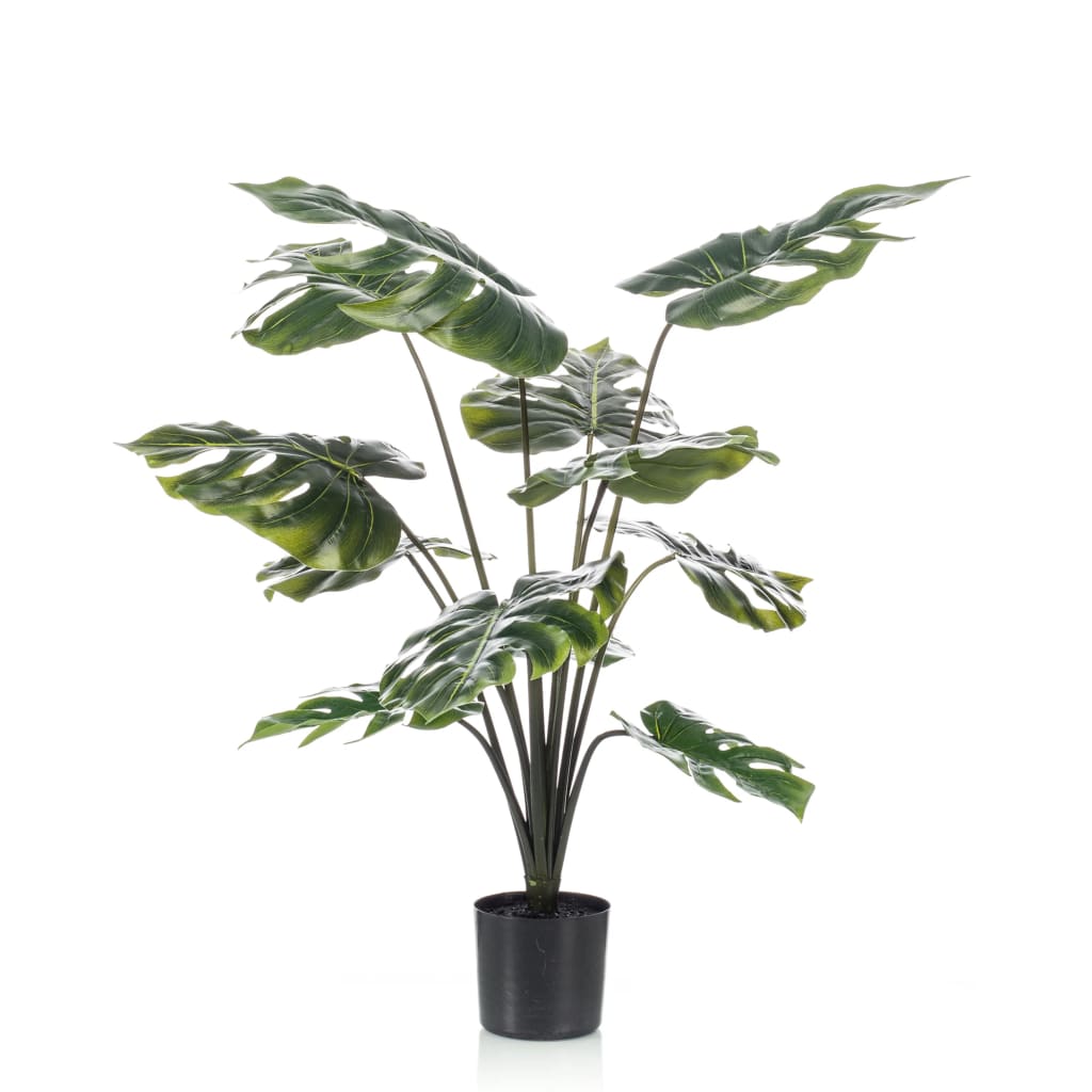 Emerald Pianta Artificiale di Monstera 98 cm in Vaso - homemem39