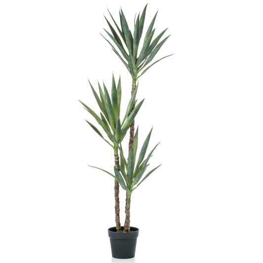 Emerald Yucca Artificiale 150 cm in Vaso - homemem39