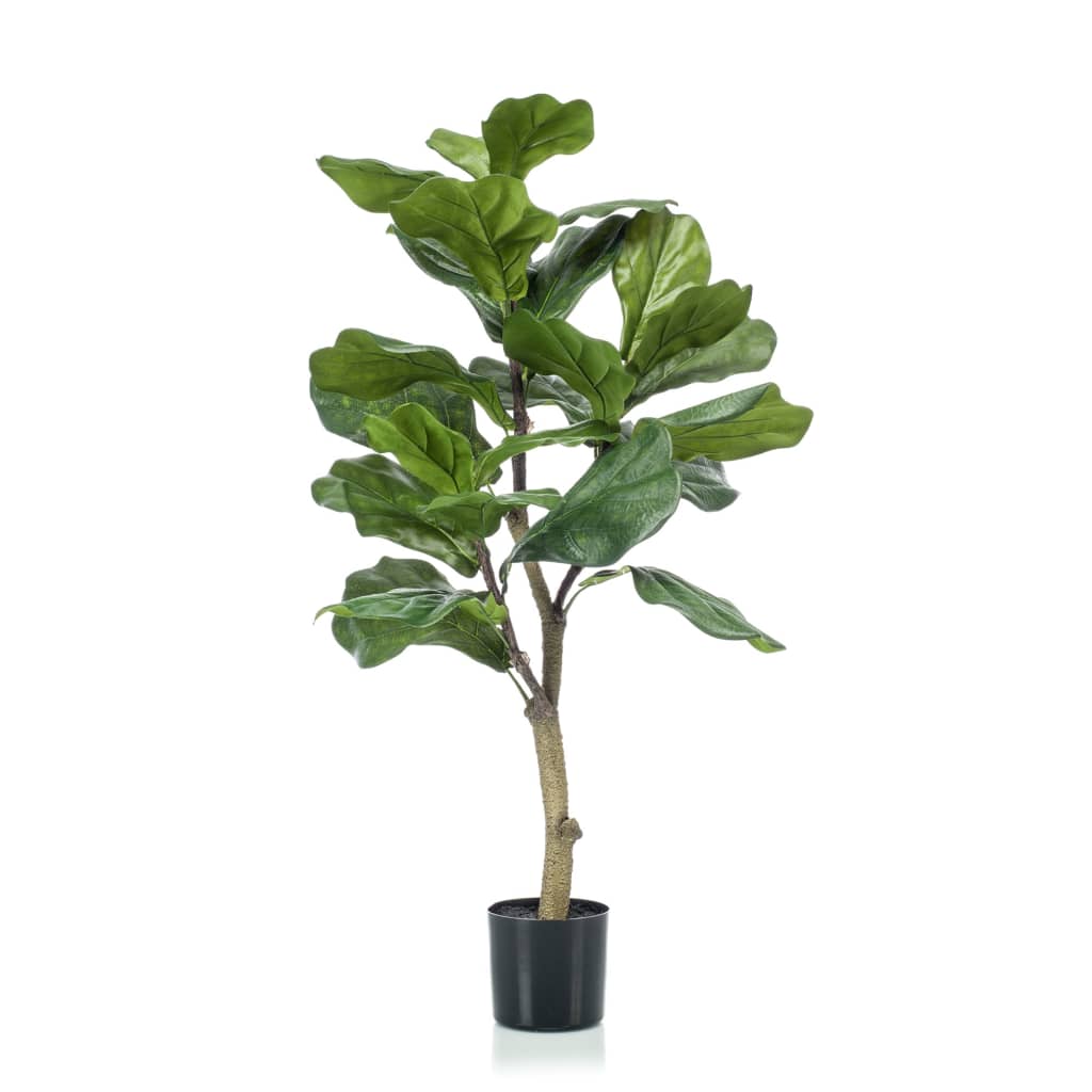 Emerald Pianta di Ficus Lyrata Artificiale 90 cm - homemem39