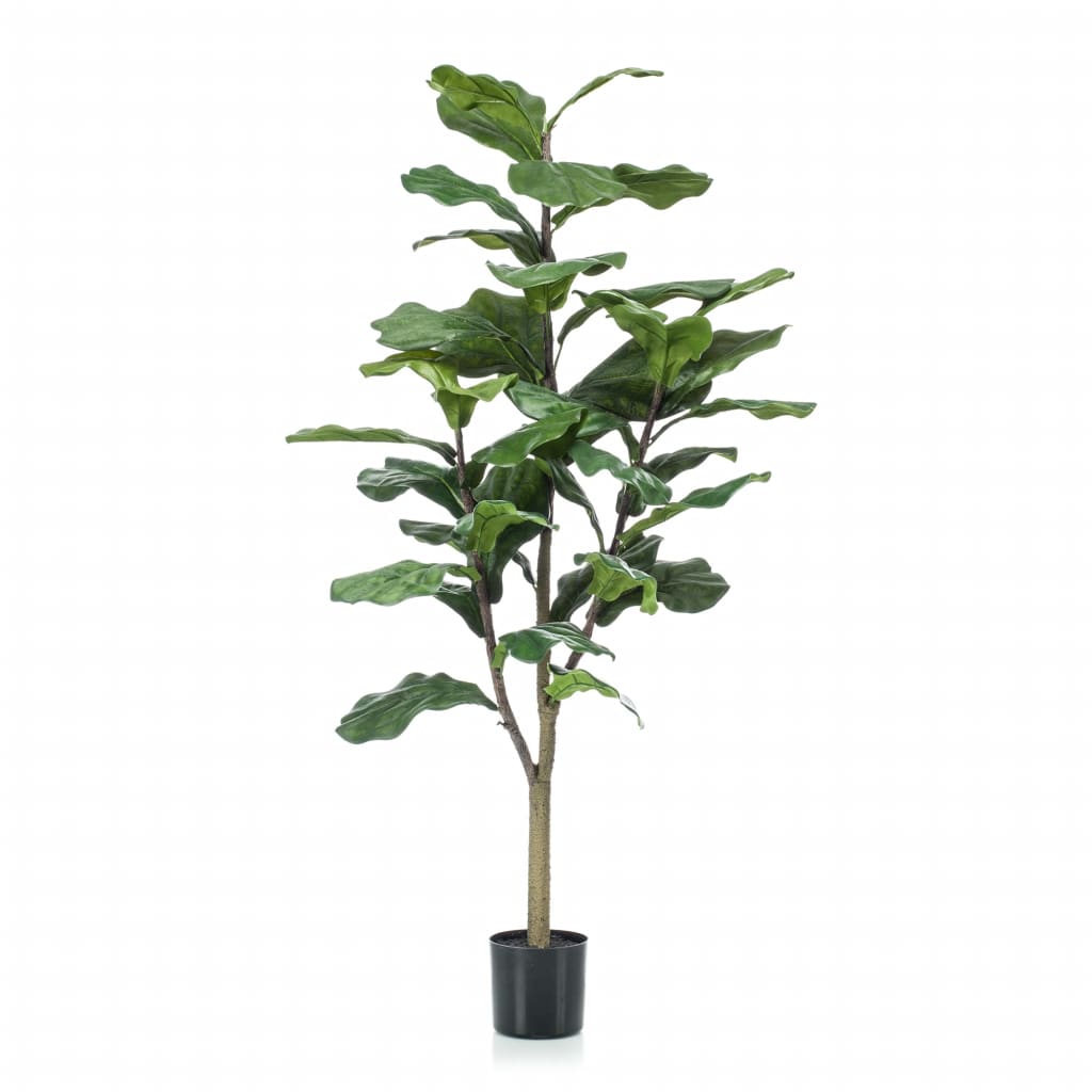 Emerald Pianta di Ficus Lyrata Artificiale 120 cm - homemem39