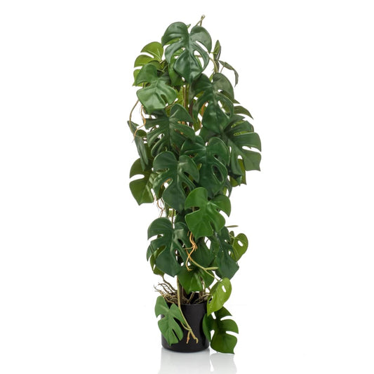 Emerald Monstera Artificiale 75 cm in Vaso - homemem39