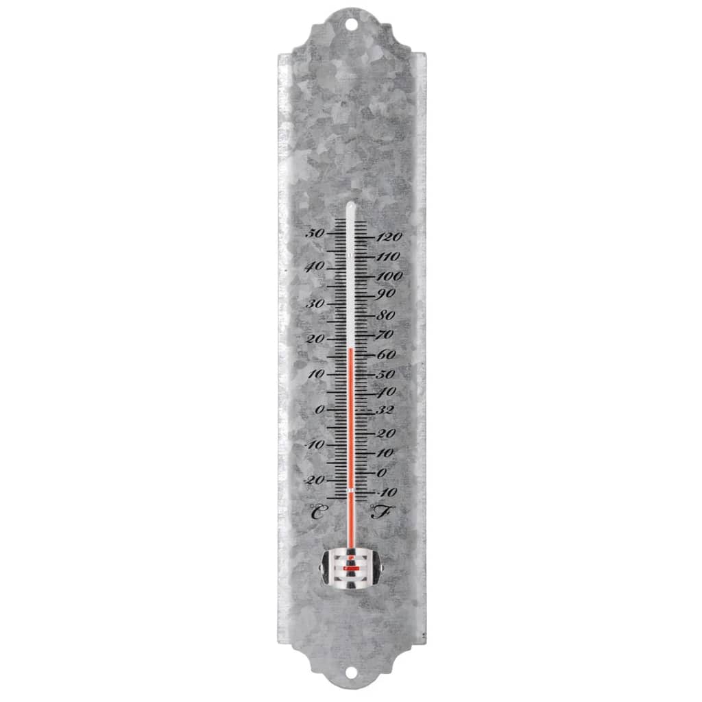 Esschert Design Termometro a Parete Rottami di Zinco 30 cm OZ10 - homemem39