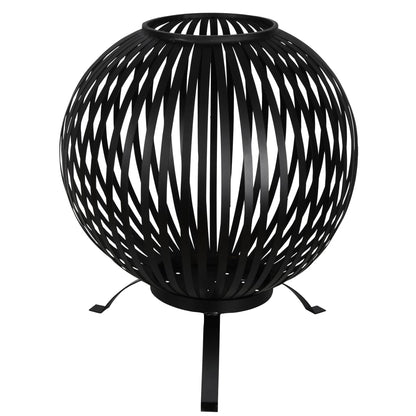 Esschert Design Braciere a Sfera in Acciaio al Carbonio Nero FF400 - homemem39