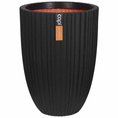 Capi Vaso Urban Tube Elegante Basso 46x58 cm Nero KBLT783 - homemem39