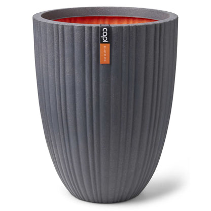 Capi Vaso Urban Tube Elegante Basso 55x73 cm Grigio Scuro - homemem39