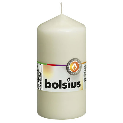 Bolsius Candele Moccoli 10 pz 120x58 mm Avorio - homemem39