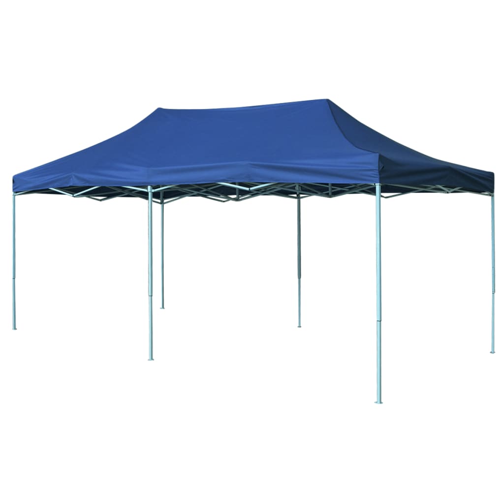 Tenda Pieghevole Pop-Up 3x6 m Blu - homemem39