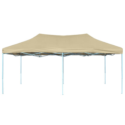 Tenda Pieghevole Pop-Up 3x6 m Bianco Crema - homemem39